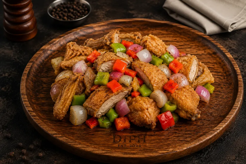 Salt and Pepper Fried Chicken (Rice Included)