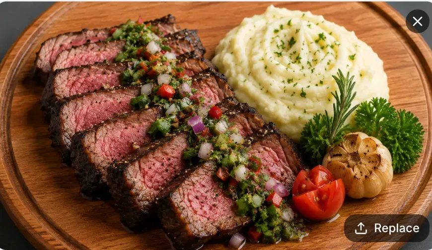 Grilled Rosemary Steak (Rice Included)