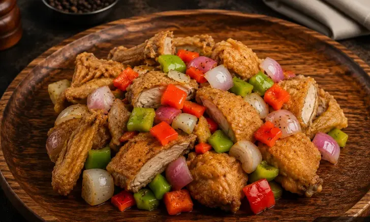 Salt and Pepper Fried Chicken (Rice Included)
